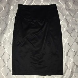 Black pencil skirt